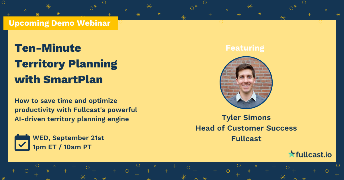 Webinar - Ten-Minute Territory Planning with SmartPlan
